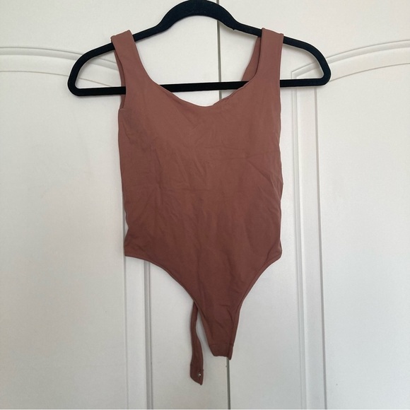 NWOT Intimately Free People Clean Lines Bodysuit Rose Sz XS/S - Picture 1 of 7